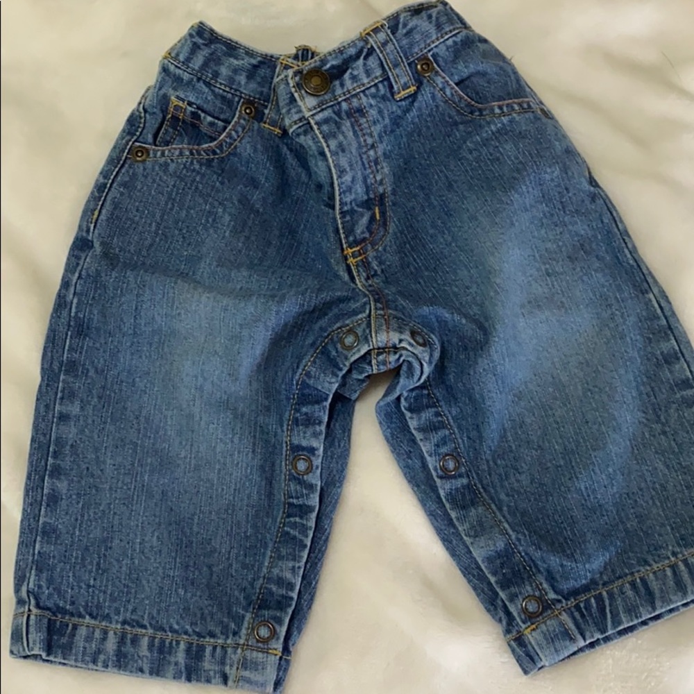 Baby Boy snap leg jeans
